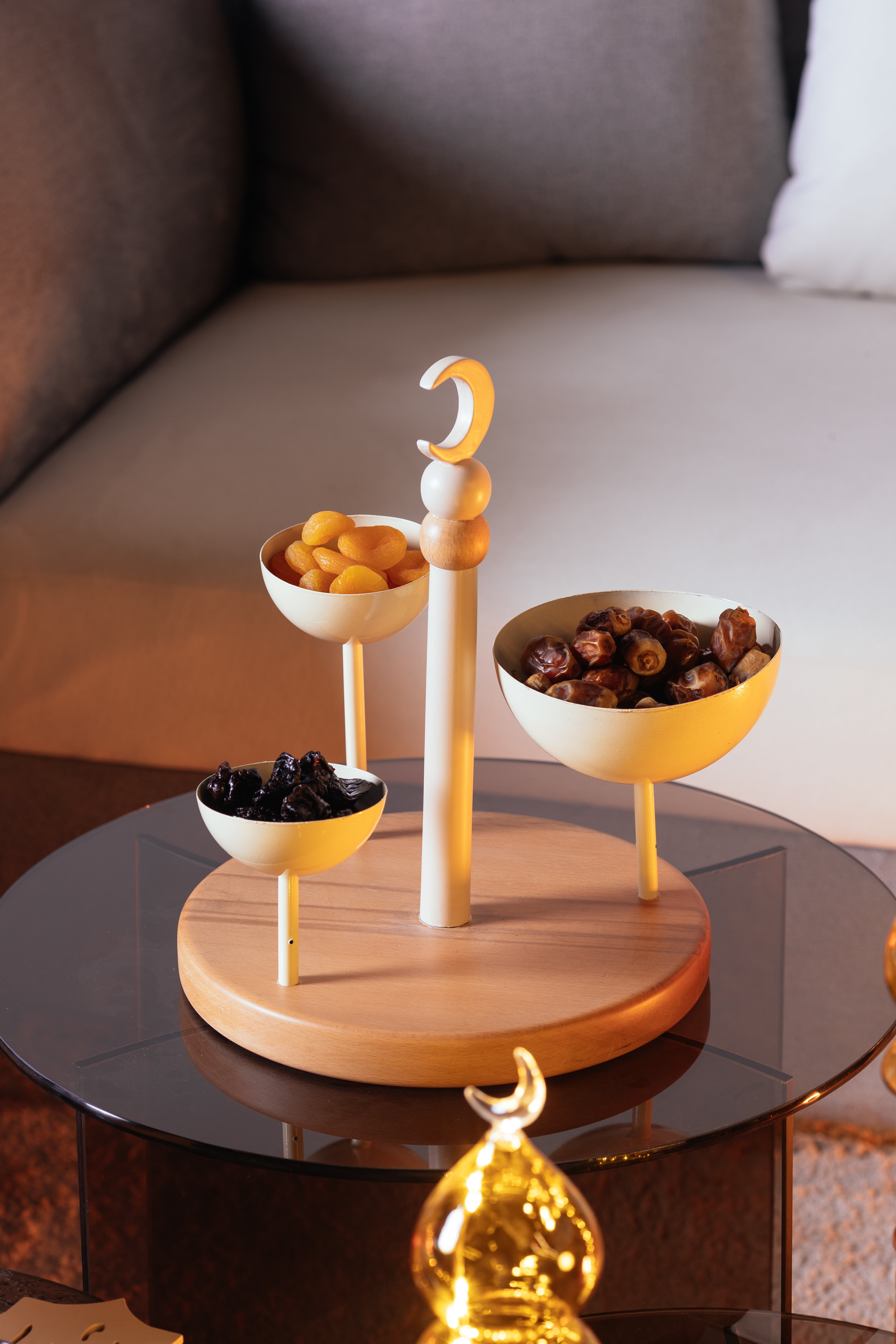 Three Bowl Serving Tray