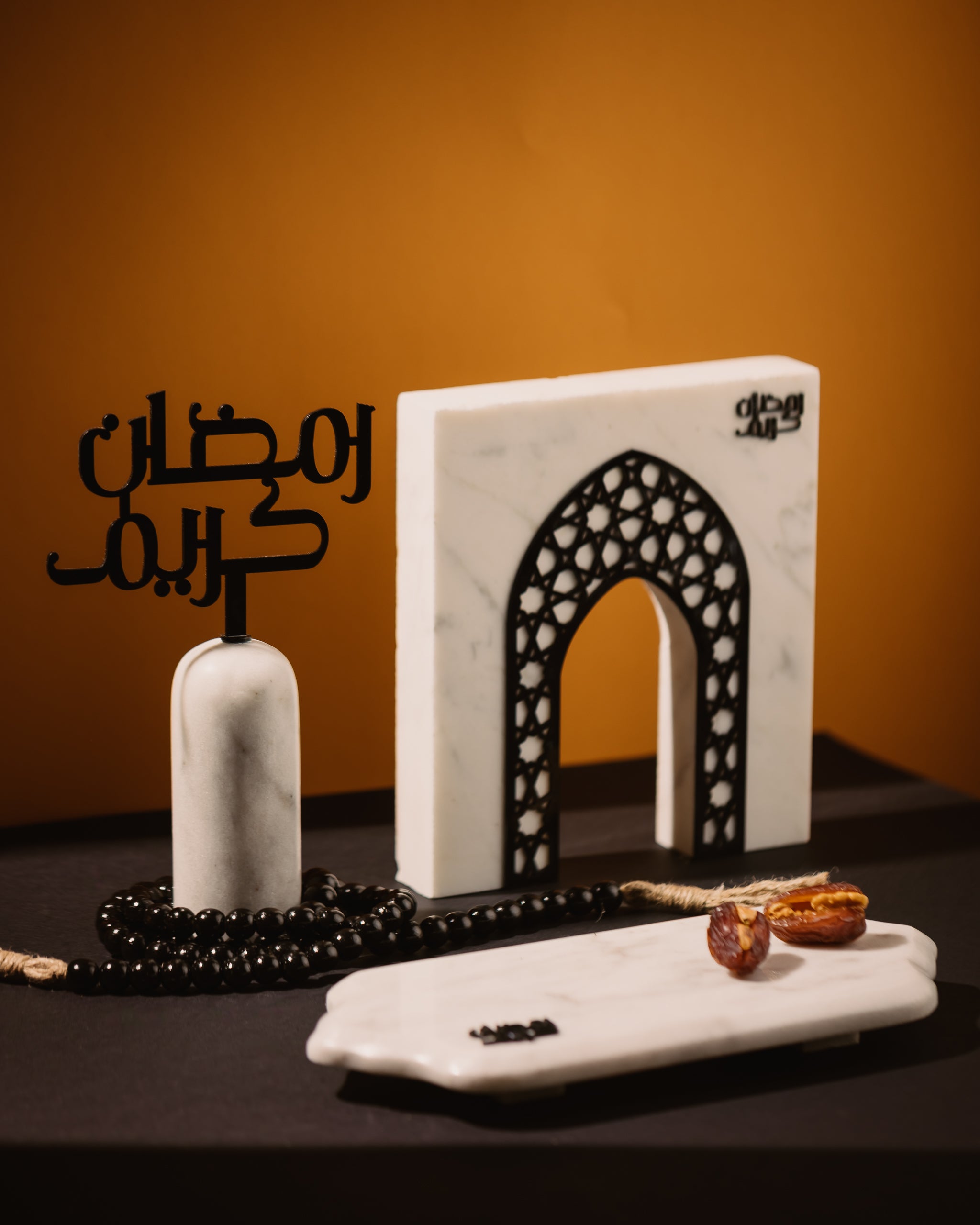 Qibla Destination — Marble Stand