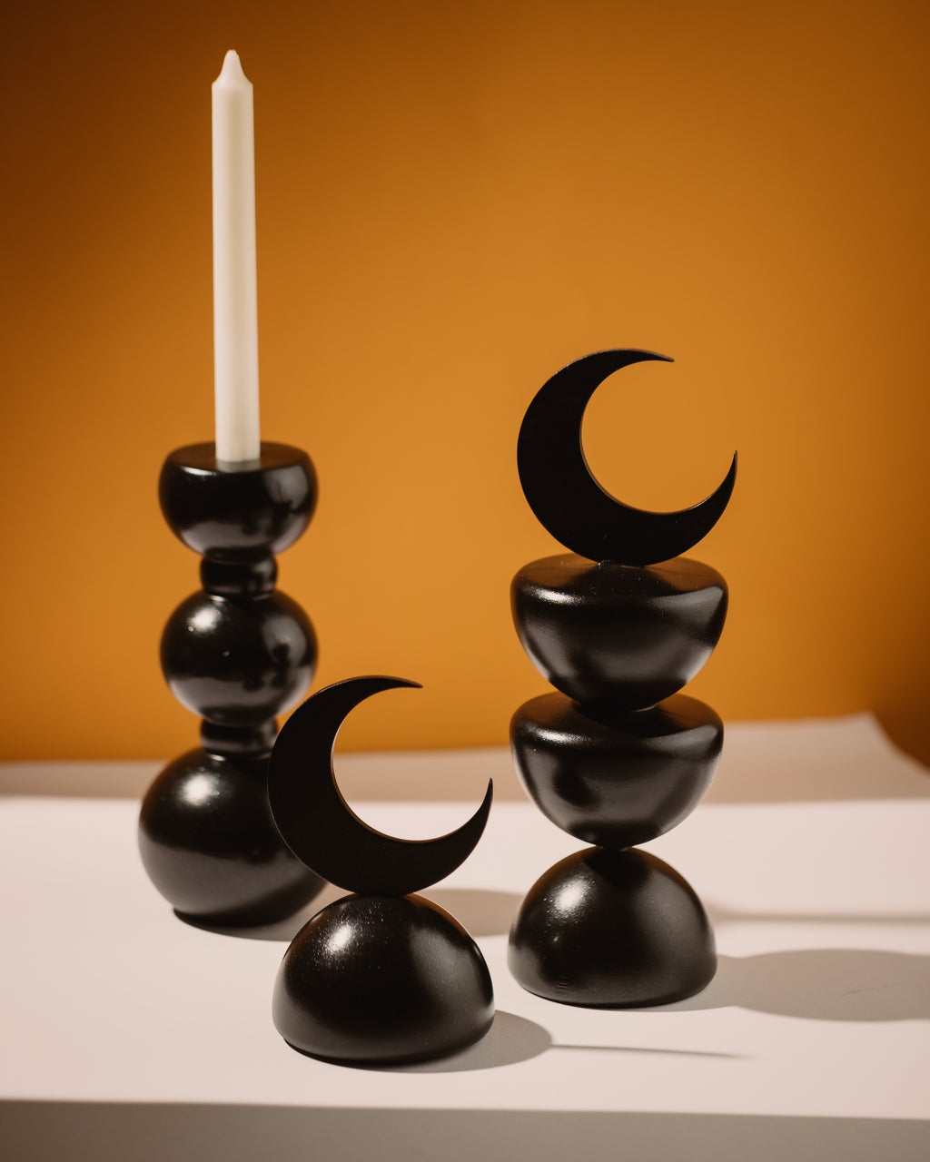 Ramadan Crescent — Candlesticks Set